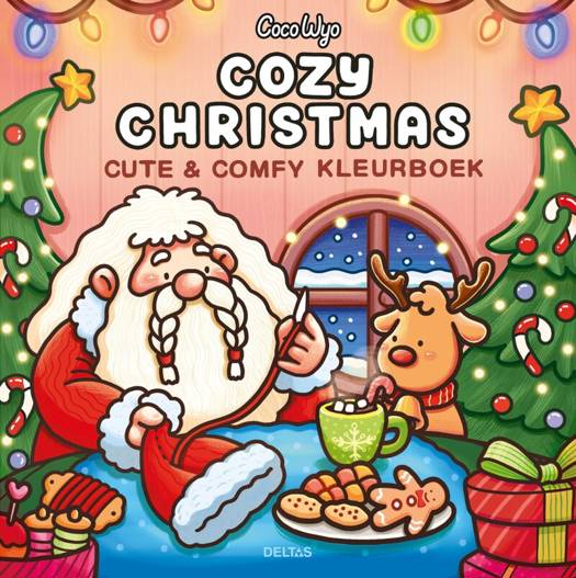Kleurboek Coco Wyo Cozy Christmas Cute & Comfy