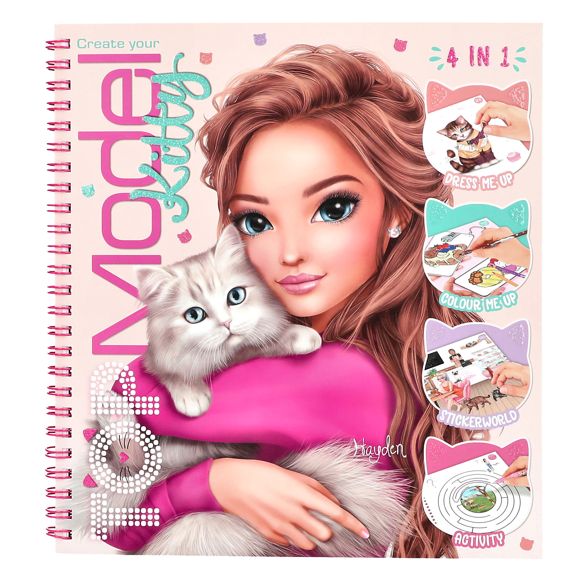 TOPModel Create your Kitty Kleurboek