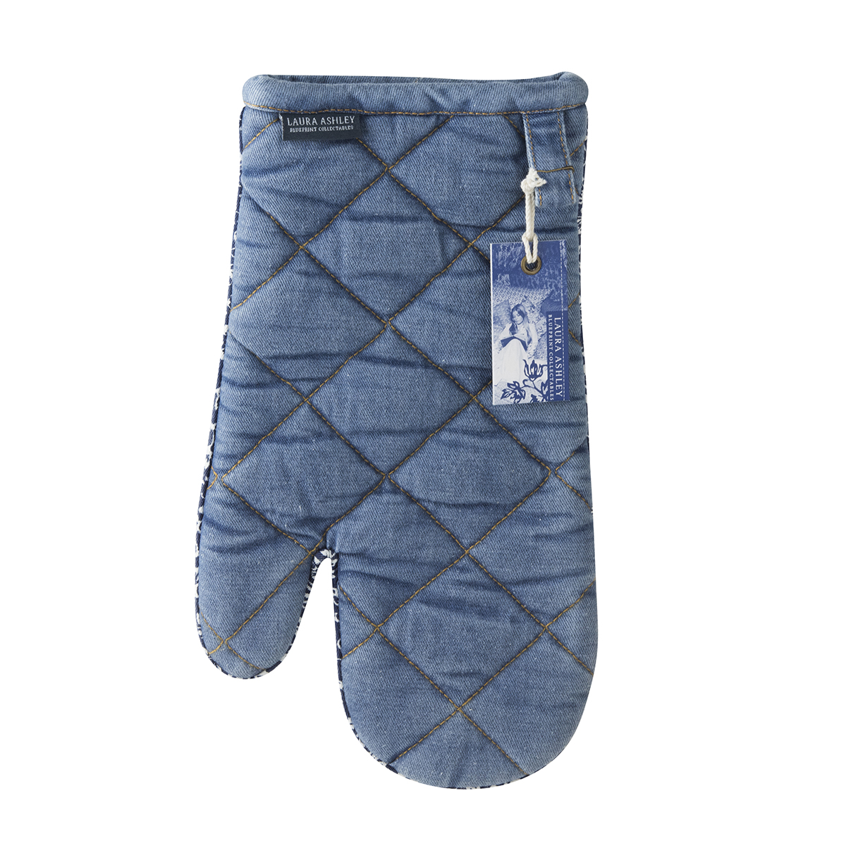 Laura Ashley Ovenwant Sweet Allysum 33x18 cm - Jeans/Katoen