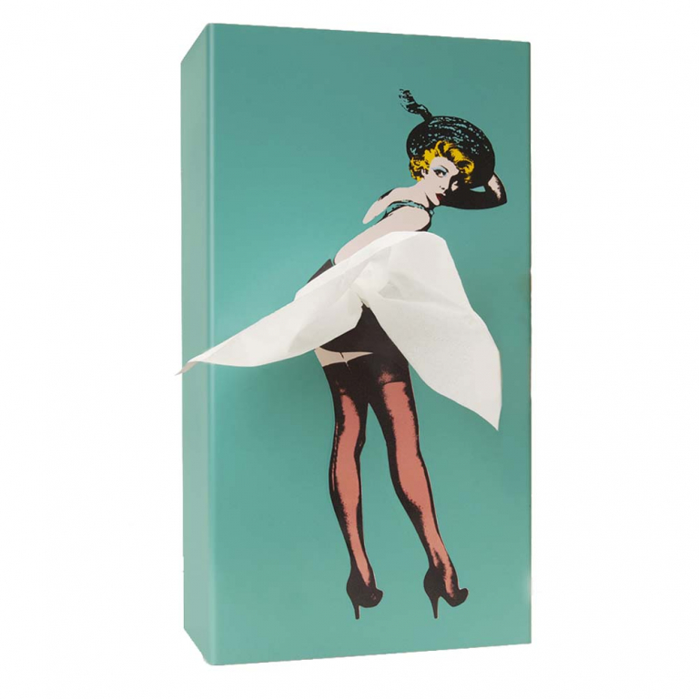Spextrum Tissue Box Tissue Up Girl Mint 27x13.4x8.5 cm