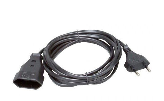 Kopp Verlengsnoer 3 m Zwart 2x 0.78