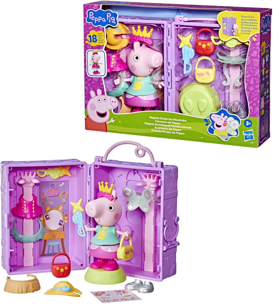 Peppa Pig Peppa's Dress up Wardrobe - kleerkast