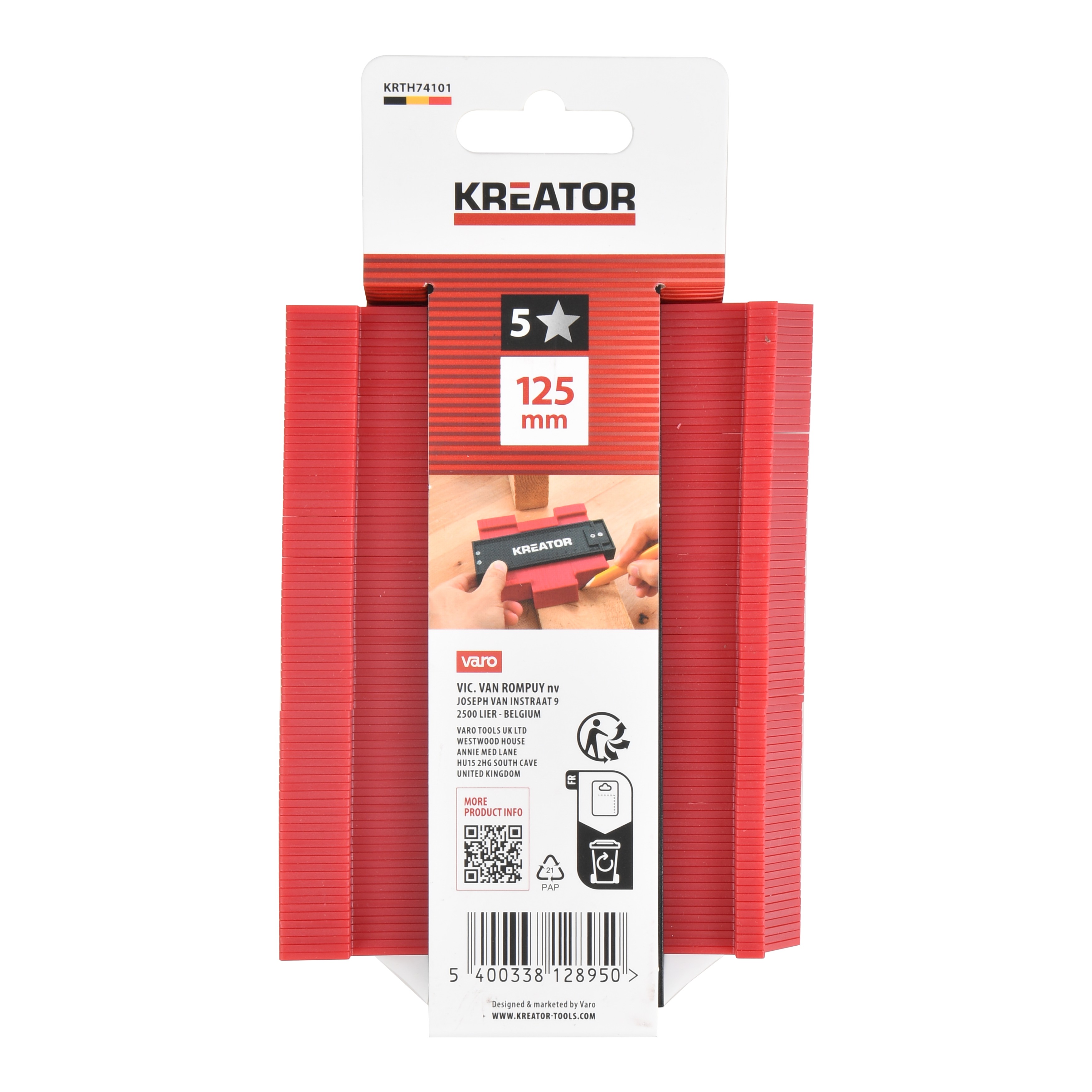 Kreator Contourmal ABS 125mm