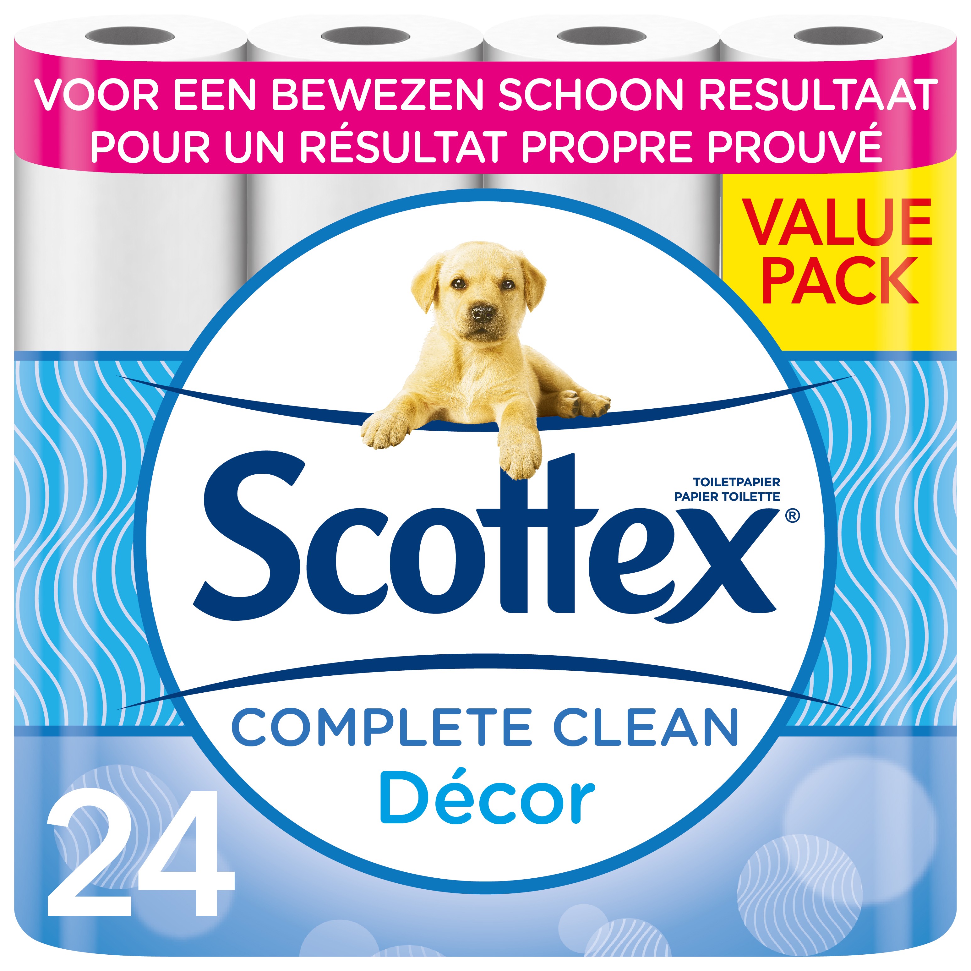 Scottex Toiletpapier Decor 24 rol 2 lagen