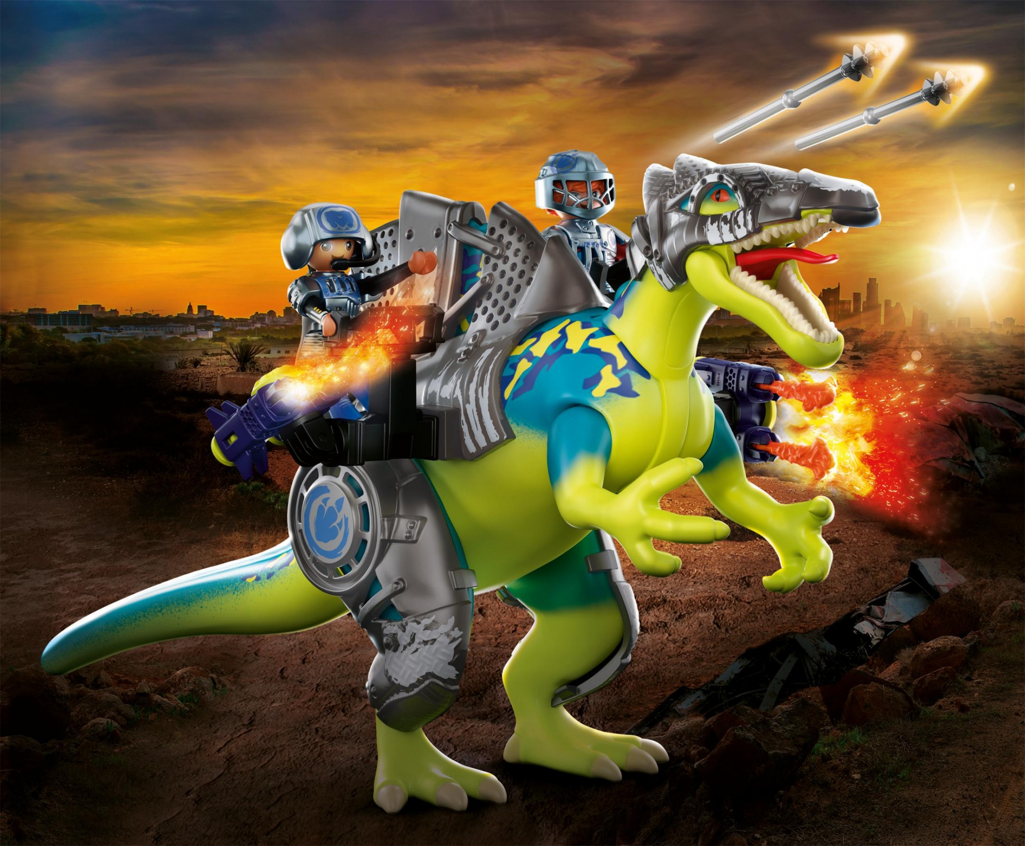 Playmobil Dino Rise 70625 Spinosaurus: Dubbele Verdedigingskracht
