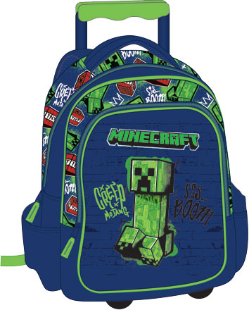Minecraft Trolley Rugzak 48x19.5x30 cm