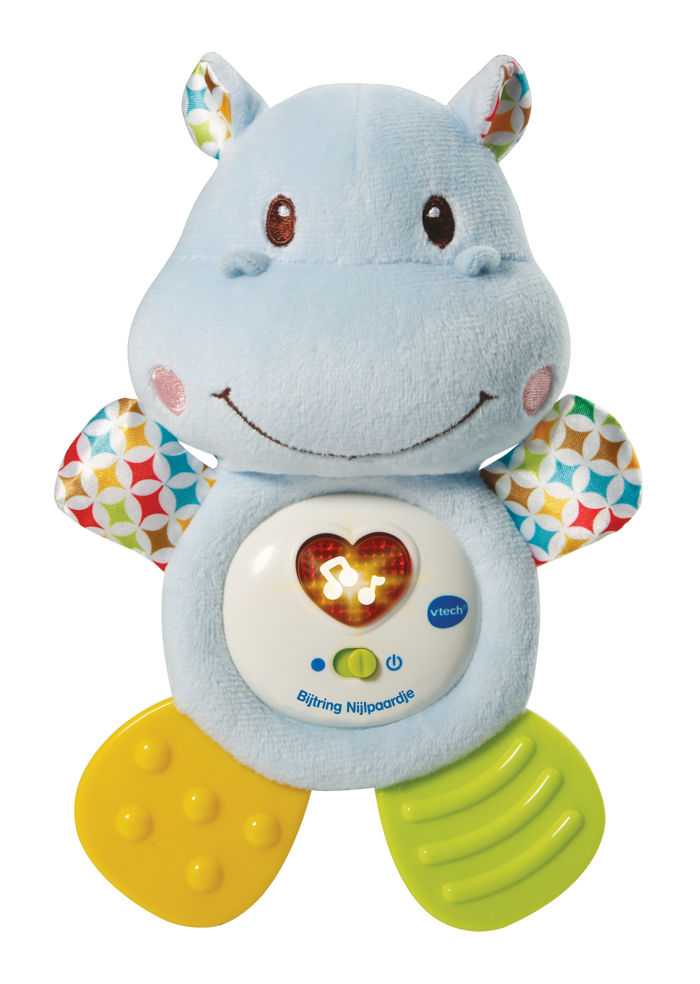 VTech Bijtring Nijlpaard Blauw