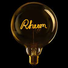 MITB Gloeilamp Rhum G125 - E27 - 2W - Geel - Staand