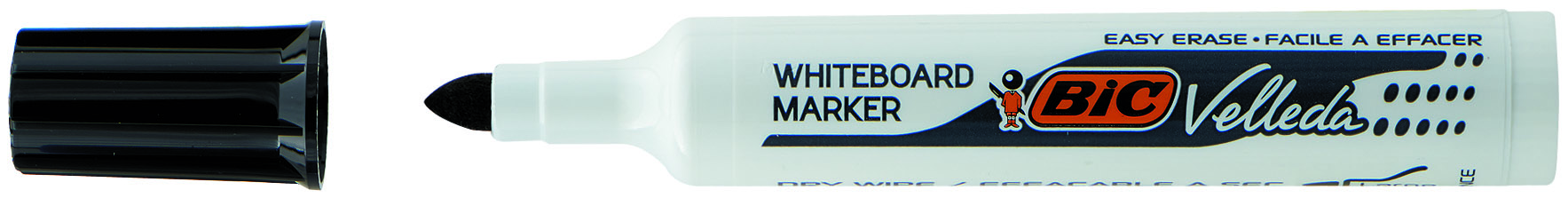 BIC Velleda 1711 Whiteboardmaker Zwart Ronde Punt - vrac