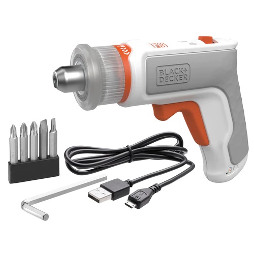 Black+Decker Schroefmachine 3.6V voor imbussleutels, umbraco en bits
