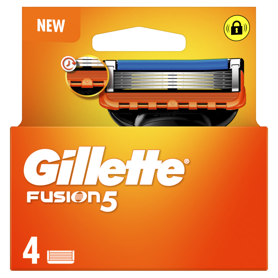 Gillette Scheermesjes Fusion Base 4 stuks