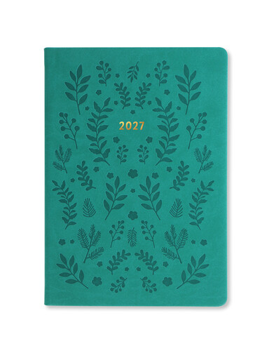 Letts Agenda 2027 Woodland A5  1week/2pag Internationaal assorti - prijs per stuk