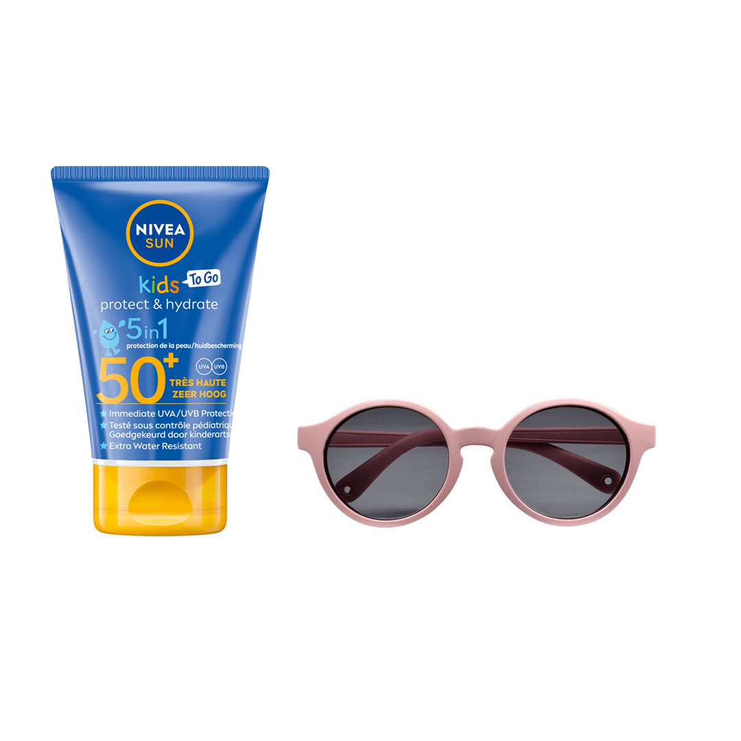 SET Zonnebril Mistroze 2-4 jaar + Zonnemelk Kids Pocket Size SPF50+