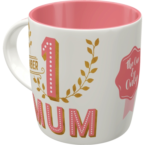 Nostalgic Art Mok 330ml Number 1 Mum 8.5x9 cm