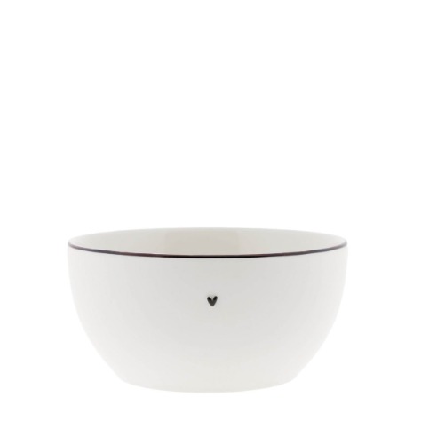 Bastion Collections Bowl M Edge Black 500ml - Keramiek -14x7 cm