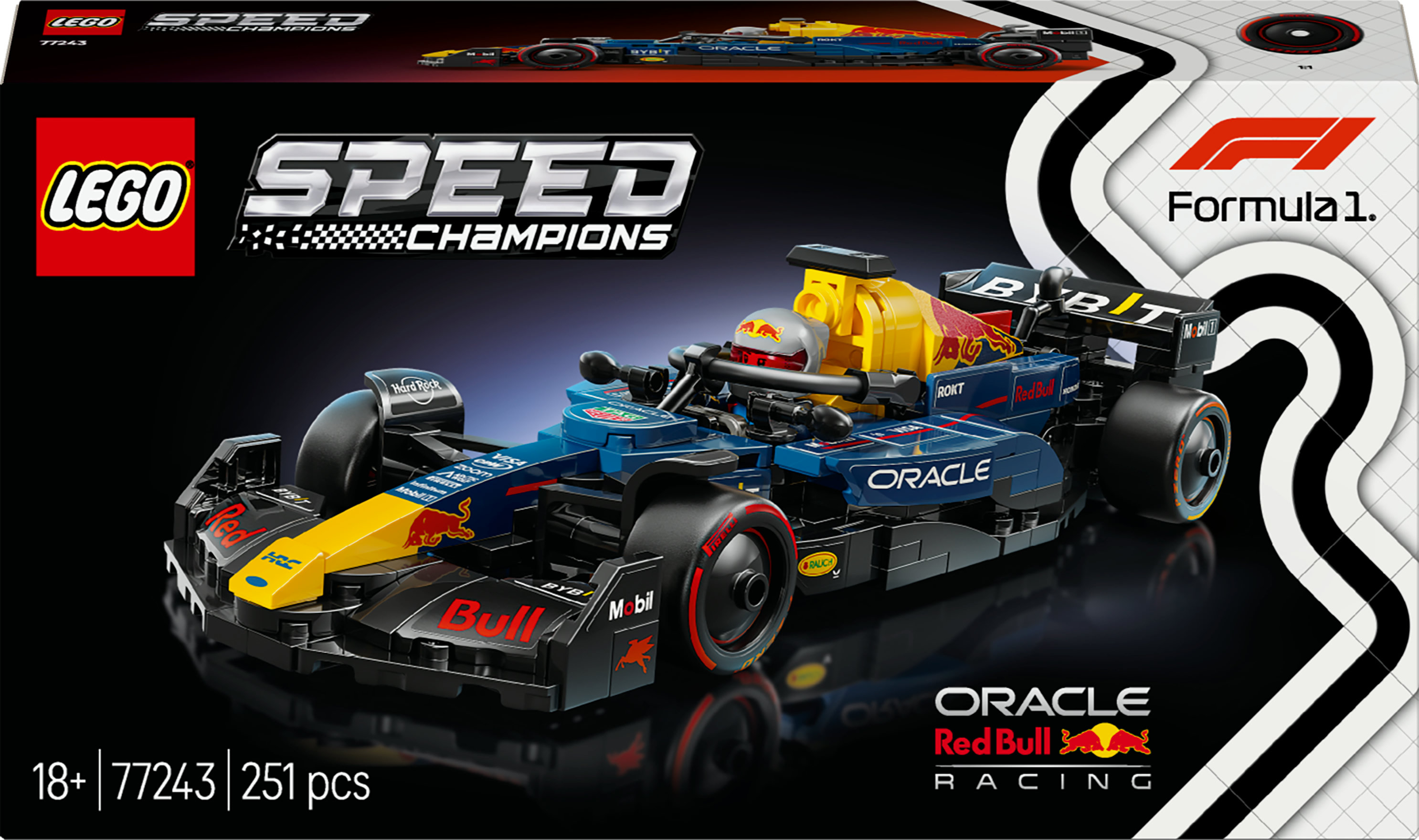 LEGO Speed Champions 77243 Oracle Red Bull Racing RB20 f1 Racewagen