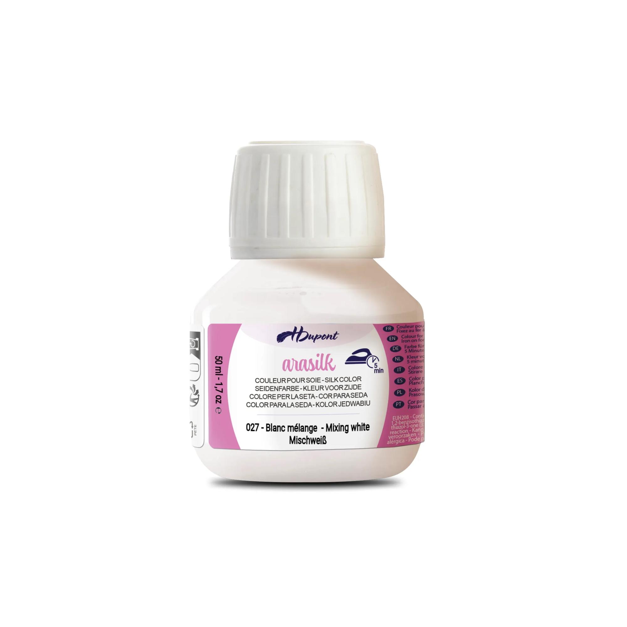 H Dupont Zijdeverf Arasilk Gemengd Wit 50 ml