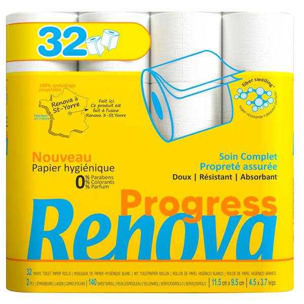 Renova Toiletpapier Progresse 32 rol