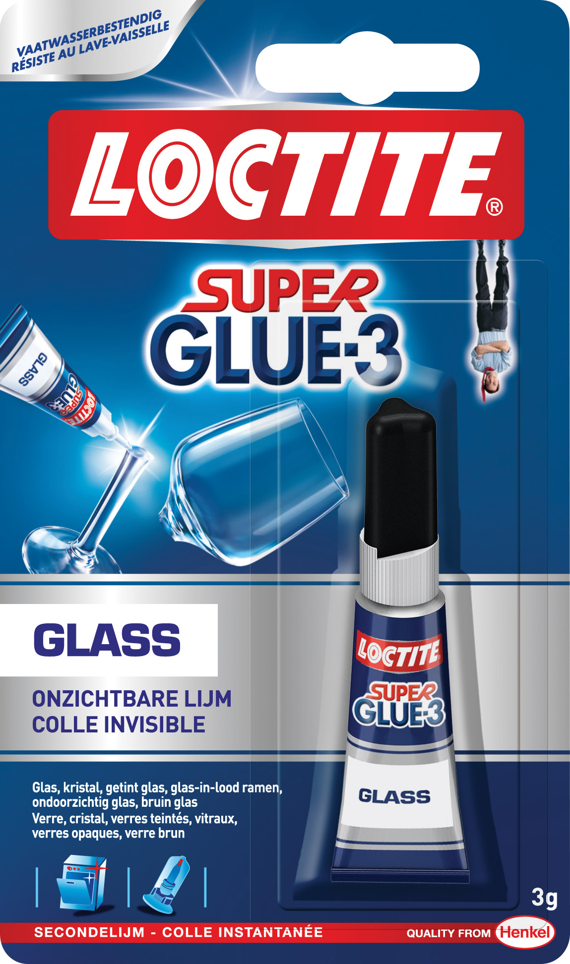 Loctite Glass Glue 3 g Glas op Glas / Glas op Metaal