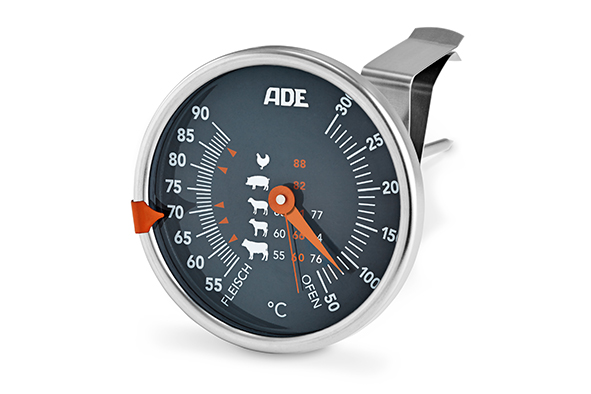 ADE Vleesthermometer Mechanisch tot 300 graden - RVS