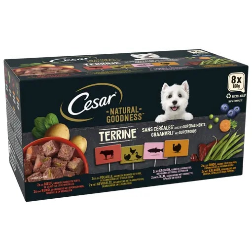 Cesar Alu in Terrine 8x 100 g