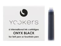 Yookers Inktvulling Onyx Black Pack - 6 stuks