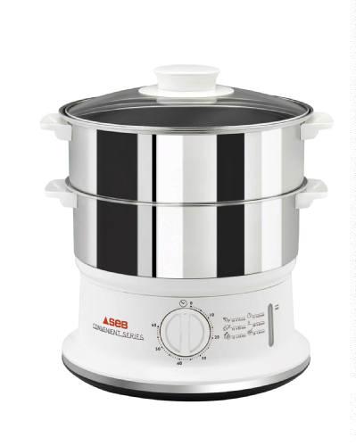 Seb Stoomkoker Convenient VC1451 900 W 6 Liter, met 2 inox kommen