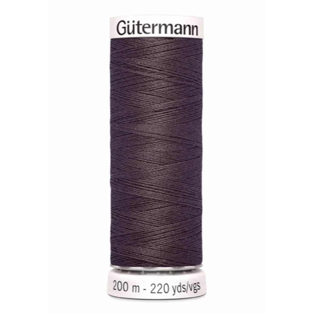 Gutermann Naaigaren Donker Bruin 200 m