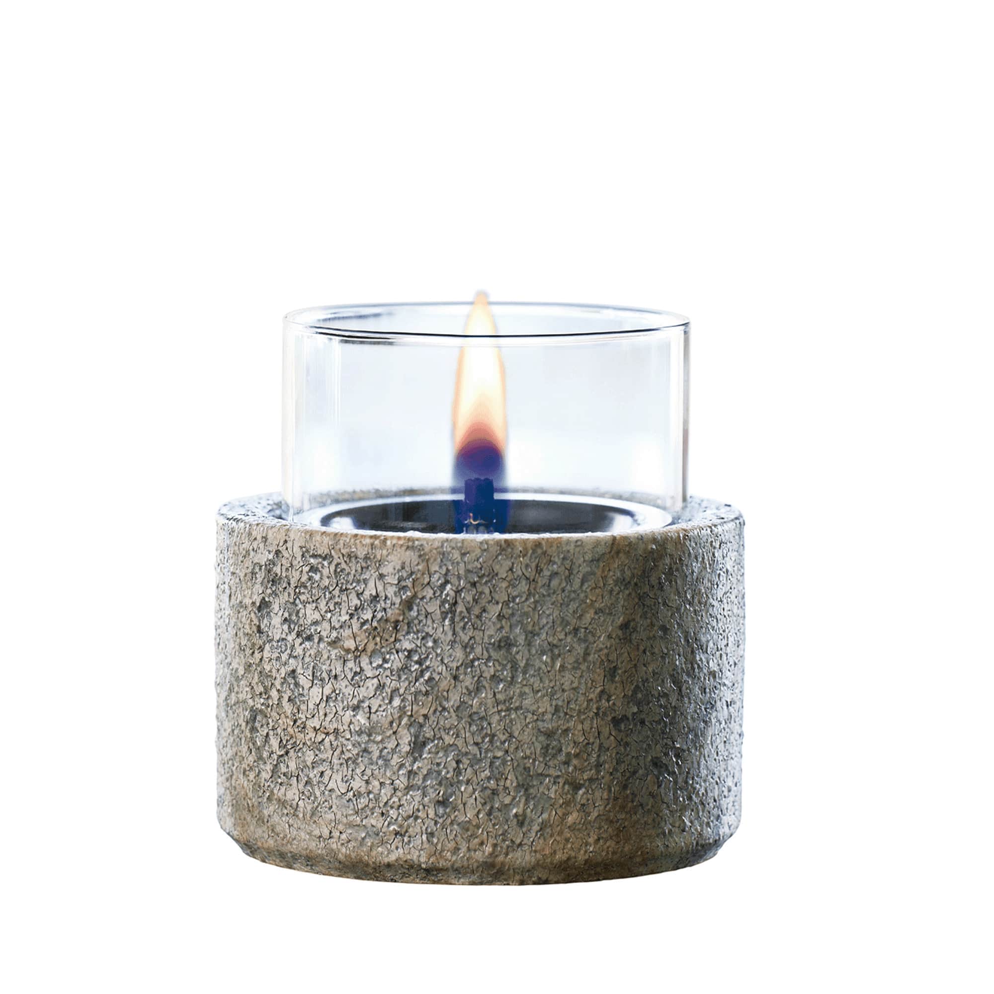 Tenderflame Oliekaars Slate 12 300ml - Keramiek - 9-10 Branduren - 12.8x13 cm