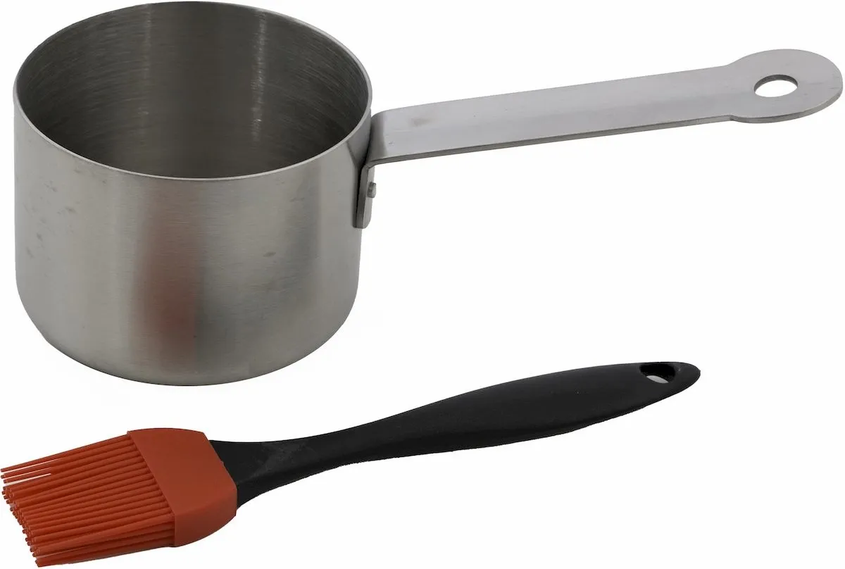 Barbecook Sauspan RVS met borstel