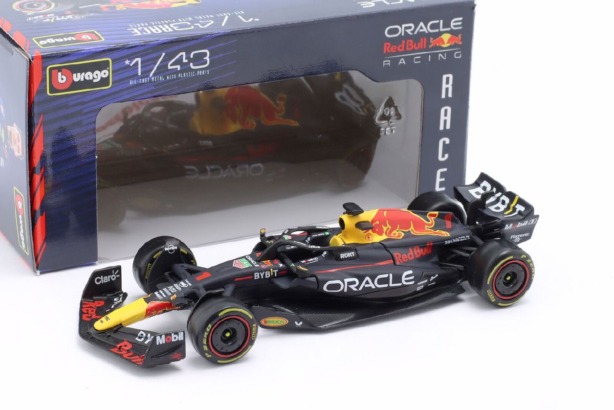 Burago Red Bull RB19 #1 Max Verstappen Red Bull Racing 1:43 schaal