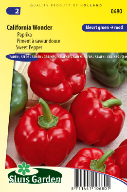 Paprika California Wonder 0,4 g VRUCHTGEWASSEN