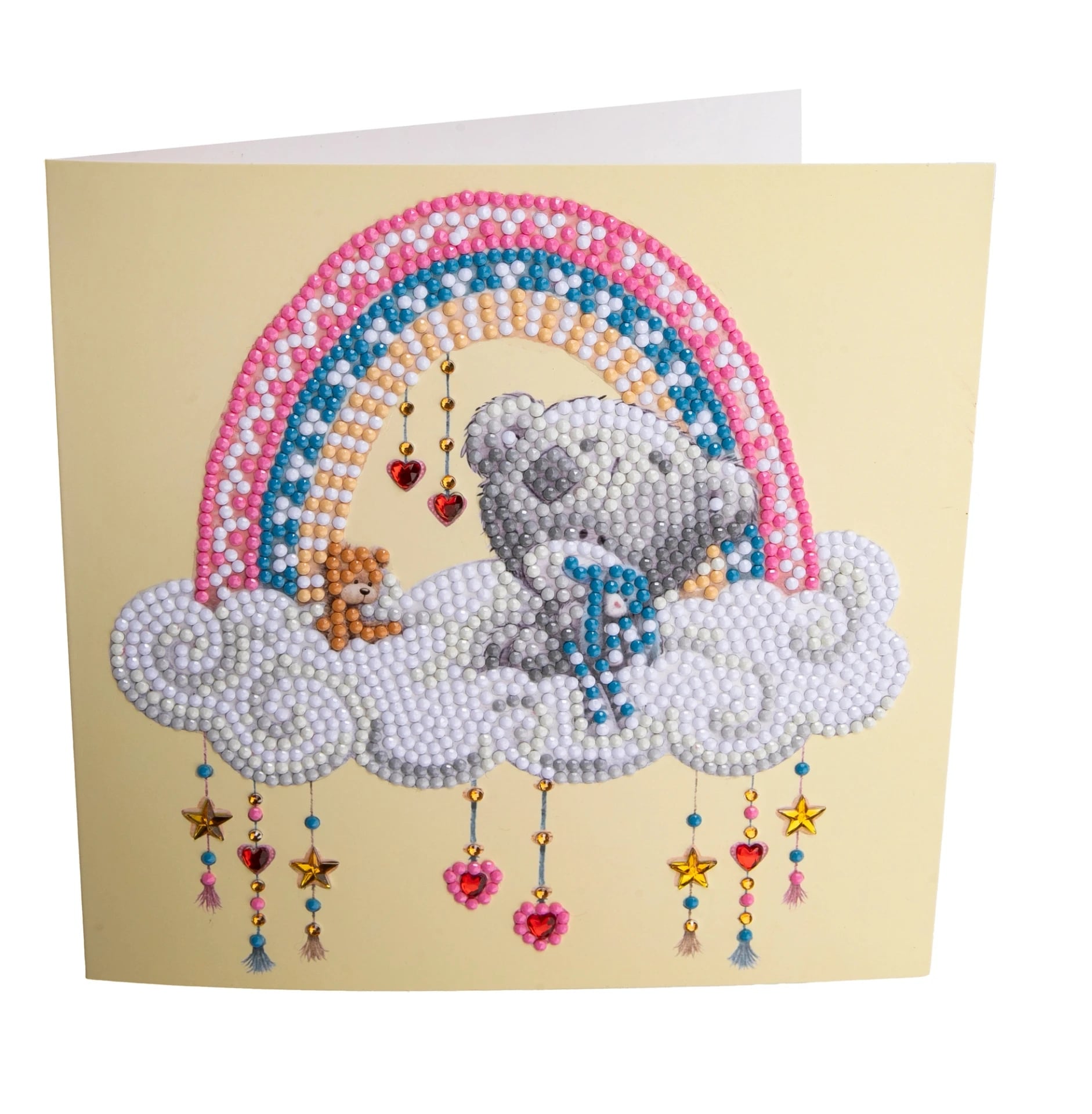 Crystal Art Card Kit 18X18 cm - Me to You - New Baby
