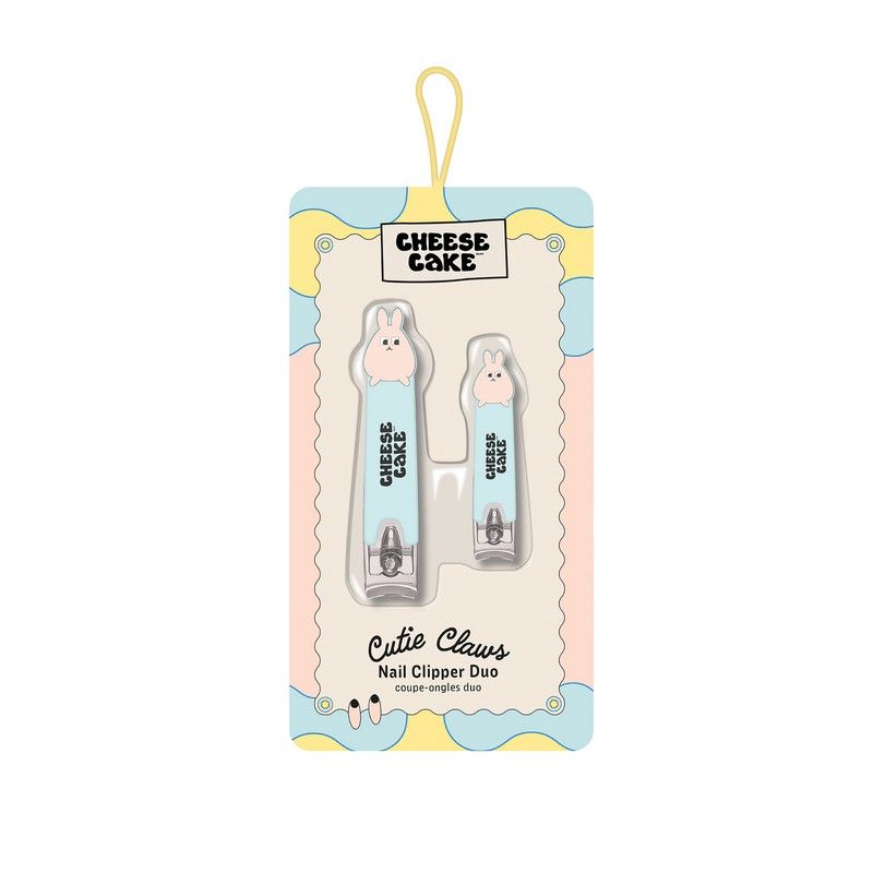 Cheesecake Nagelknipper Duo Bunny - 2 stuks - Groot & Klein