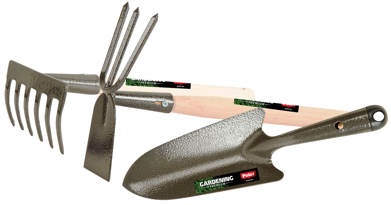 Polet Hobbytools Handset 3-delig Tuinhak / Handhark / Verplantschop