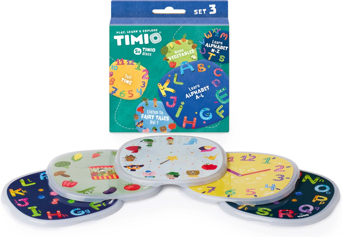 Timio Disc Pack voor Audio-en Muziekspeler - Set 3