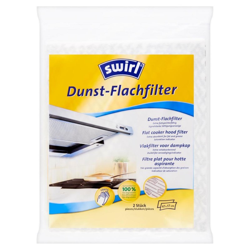 Swirl Dampkapfilter met indicatie 57x47cm - 2 stuks