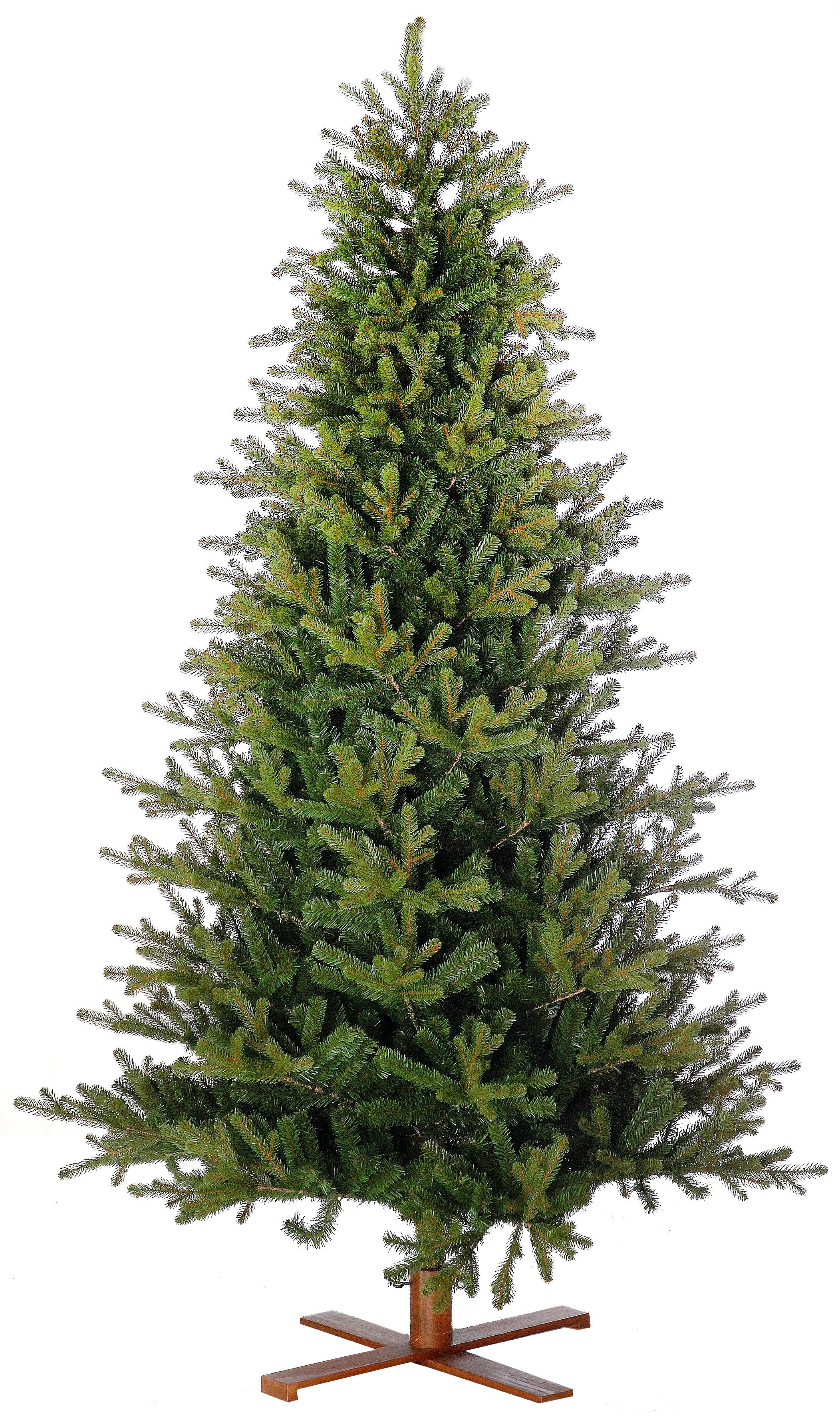 Kerstboom Bryce Canyon 195x130 cm - 1942 Tips - Houten Basis - PE/PVC