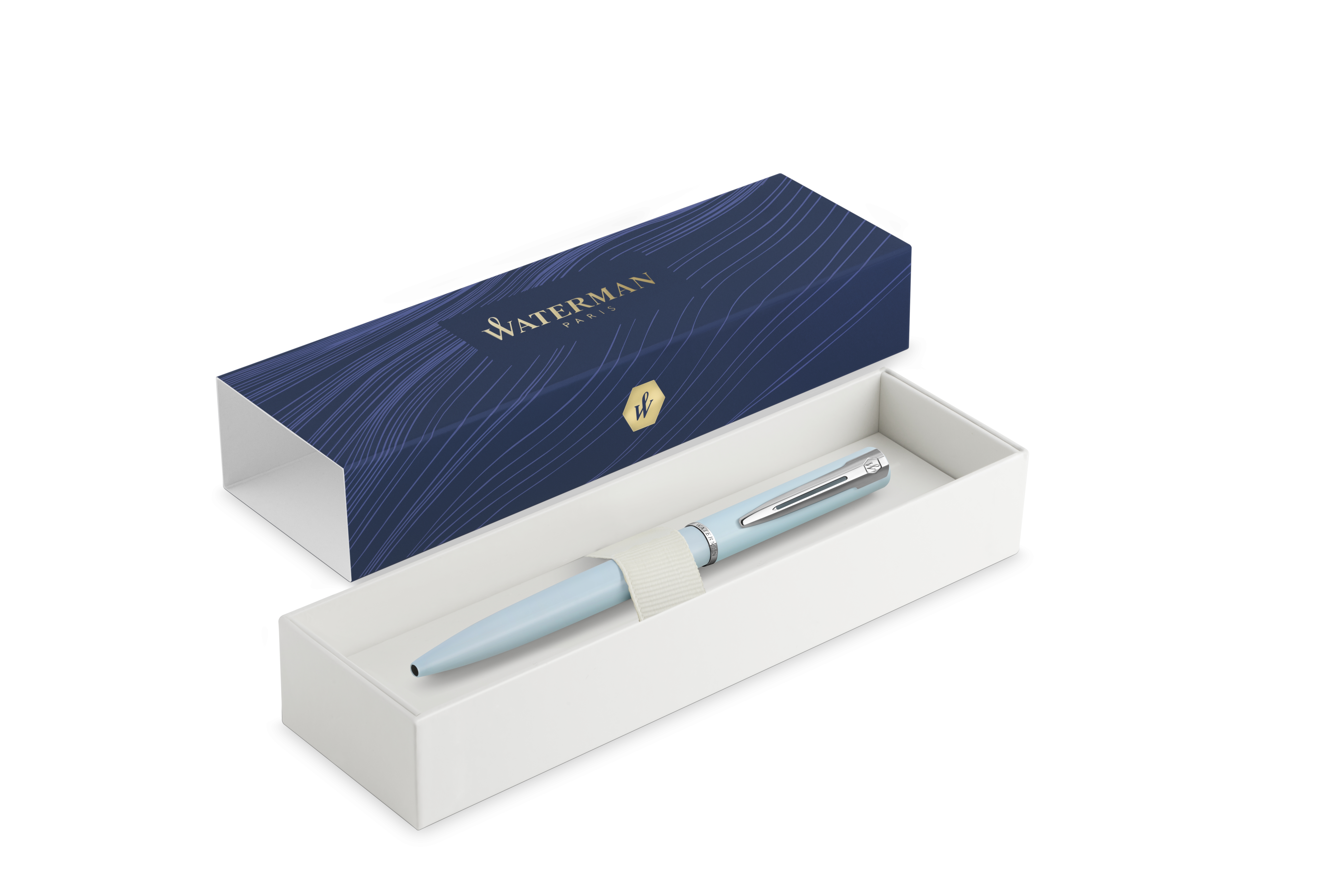 Waterman Allure Balpen - M Pastel Blue - Blauw Schrijvend