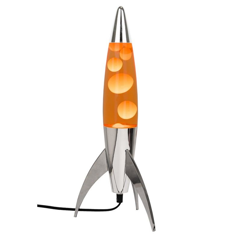 Fisura Lavalamp Rocket Orange - 20x45 cm