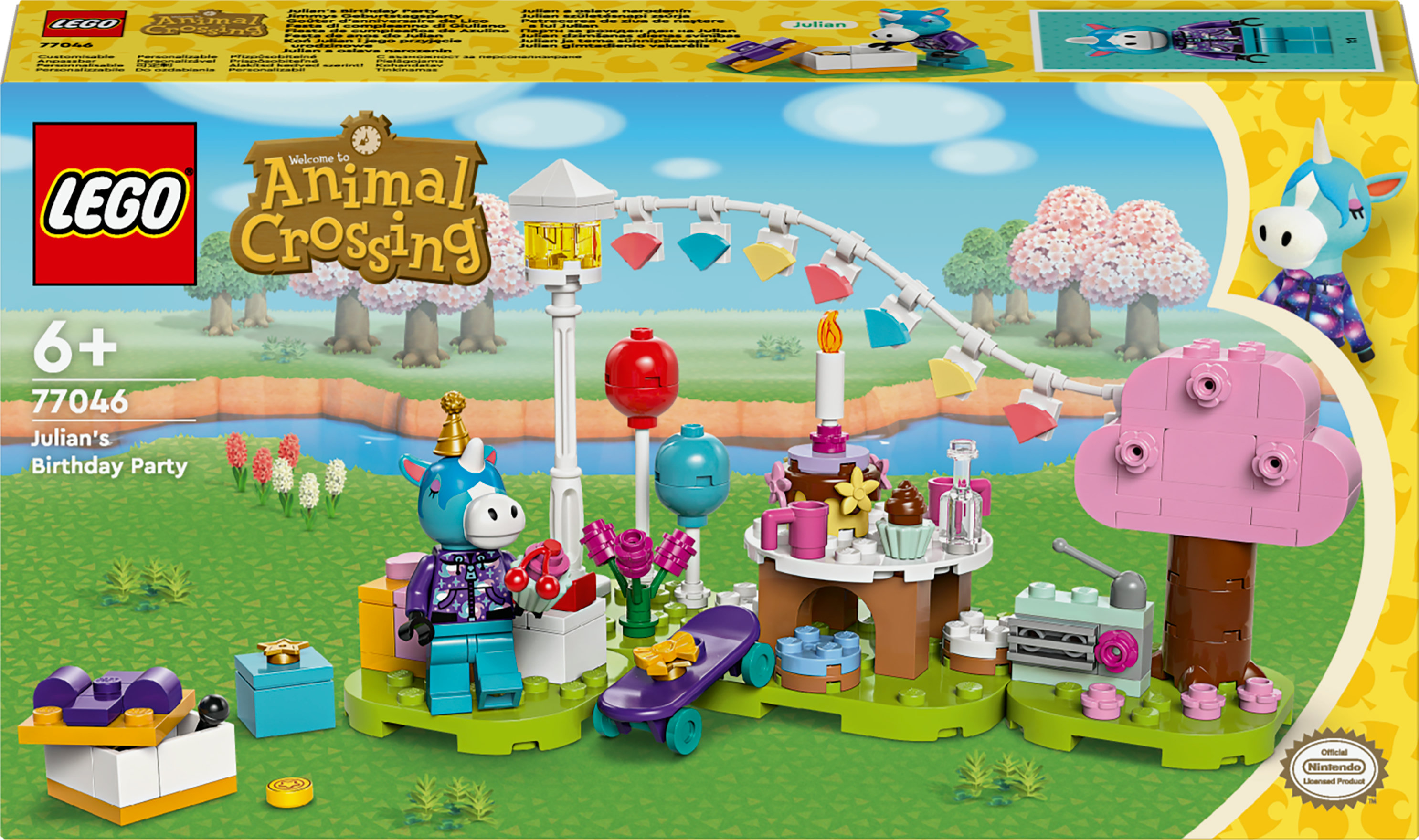 LEGO Animal Crossing 77046 Julians verjaardagsfeestje