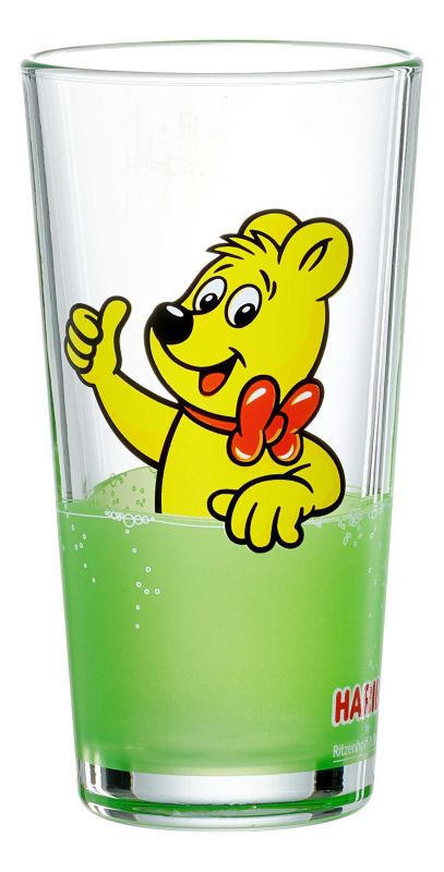 Ritzenhoff & Breker Waterglas Haribo Thumbs Up Green 380ml - Tumbler - 8x14.5 cm