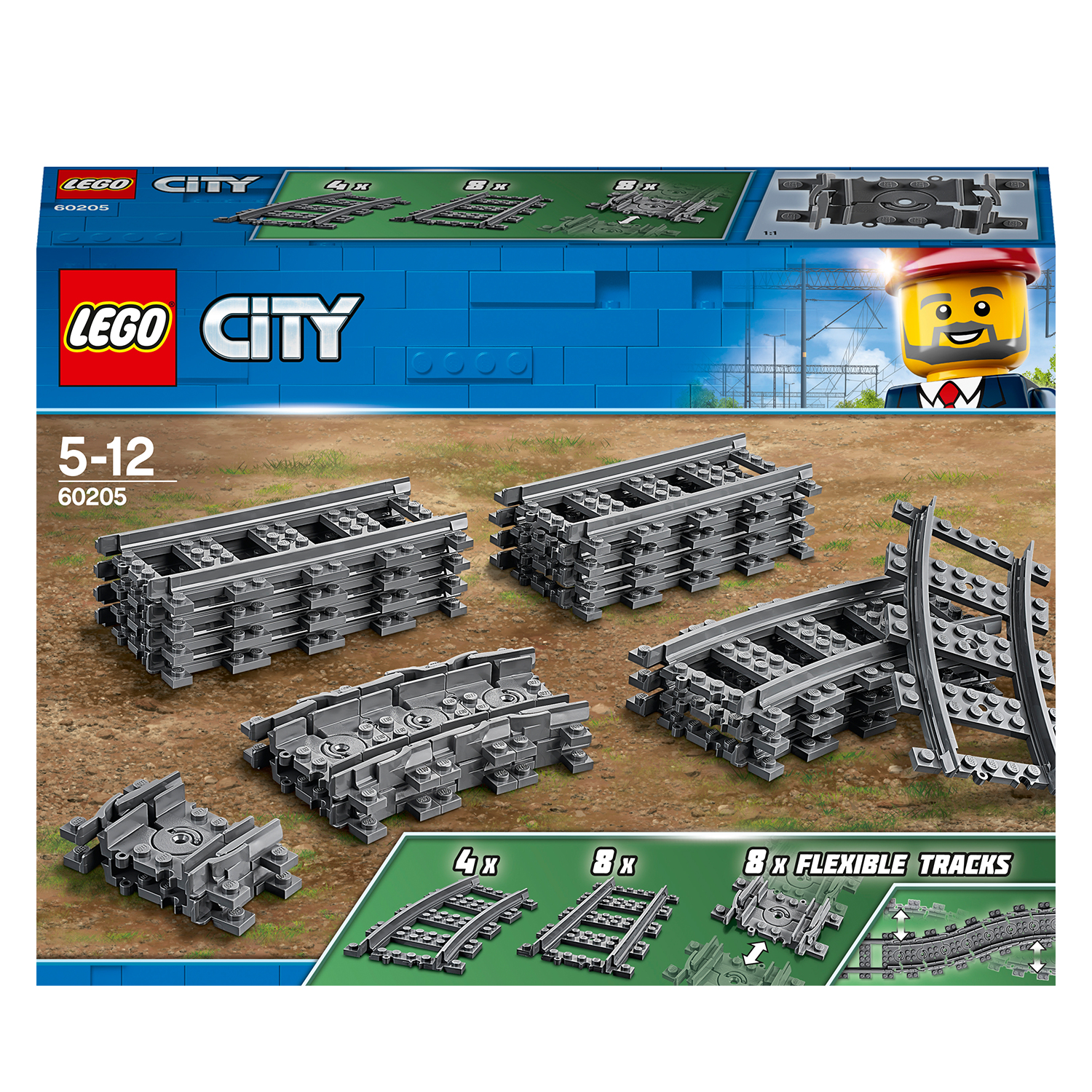 LEGO City 60205 Treinrails