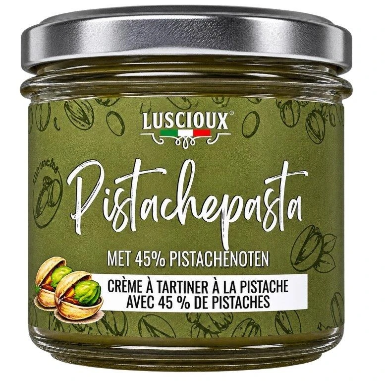 Luscioux Pistachepasta 45% 90g