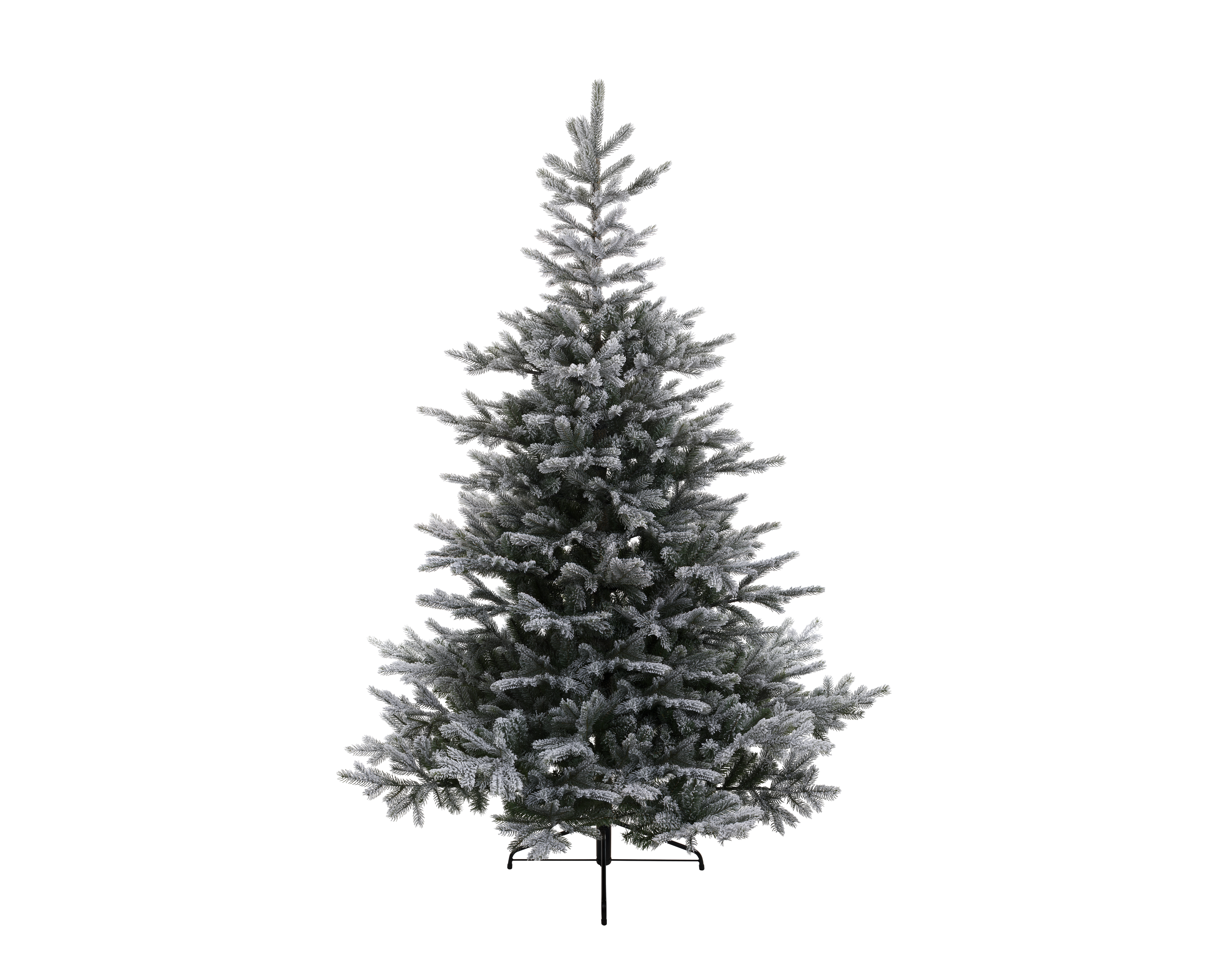 Kerstboom Grandis Snowy 180x132 cm - 1564 Tips - PE/PVC