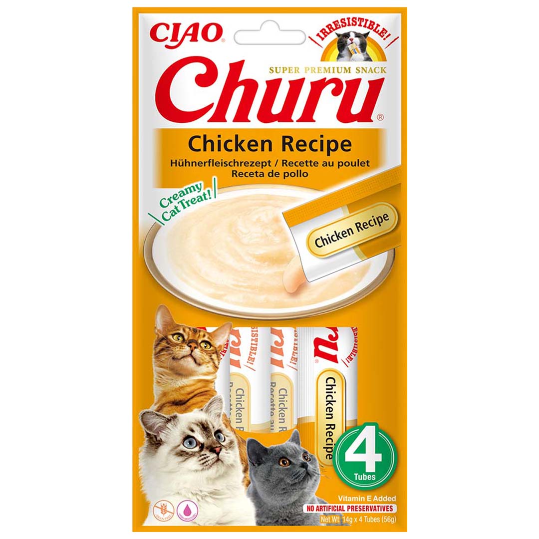 Ciao Churu Kattensnack Kip 4x 14 g