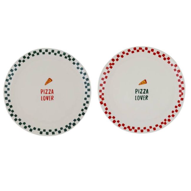 Atelier Pistache Pizzabord Dolce Far Niente Pizza Lover 27cm - Keramiek - assorti - prijs per stuk