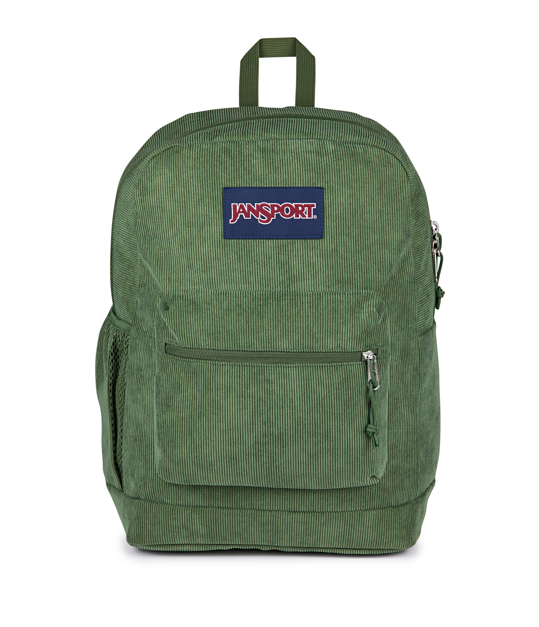 JanSport Cross Town Plus Remix Rugzak 26l Cargo Green Corduroy 32x14.5x42 cm