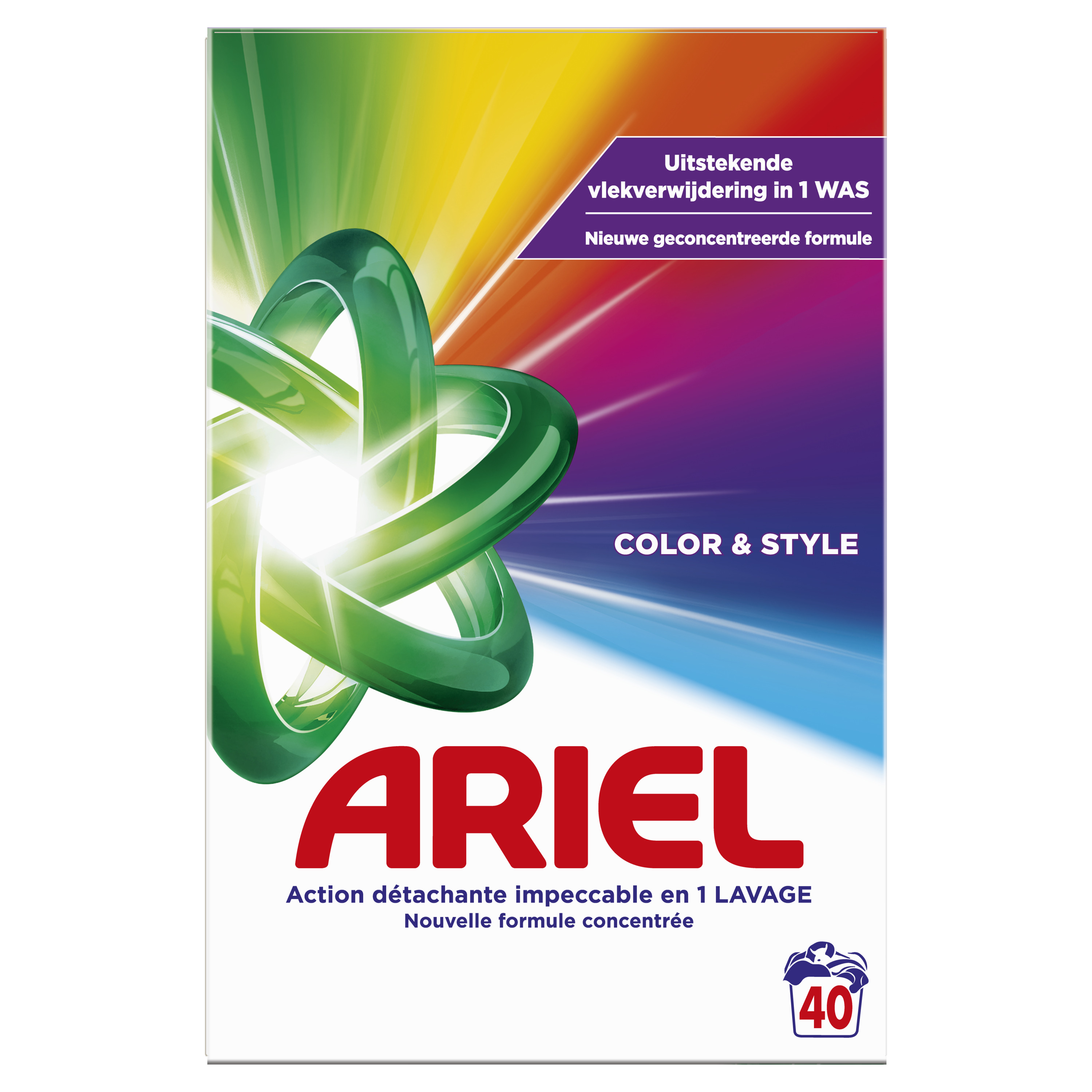Ariel Waspoeder Color 40 scoops - 2 kg