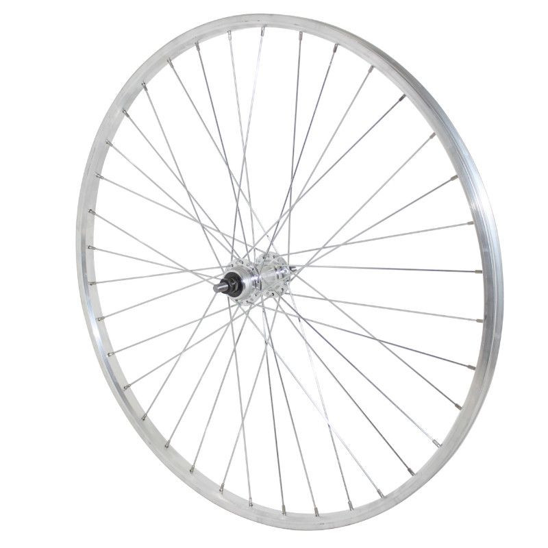 Achterwiel 26" Fiets Enkelwandig 590-19 Verzinkte Plaat / Vrijwiel 1 Versnelling